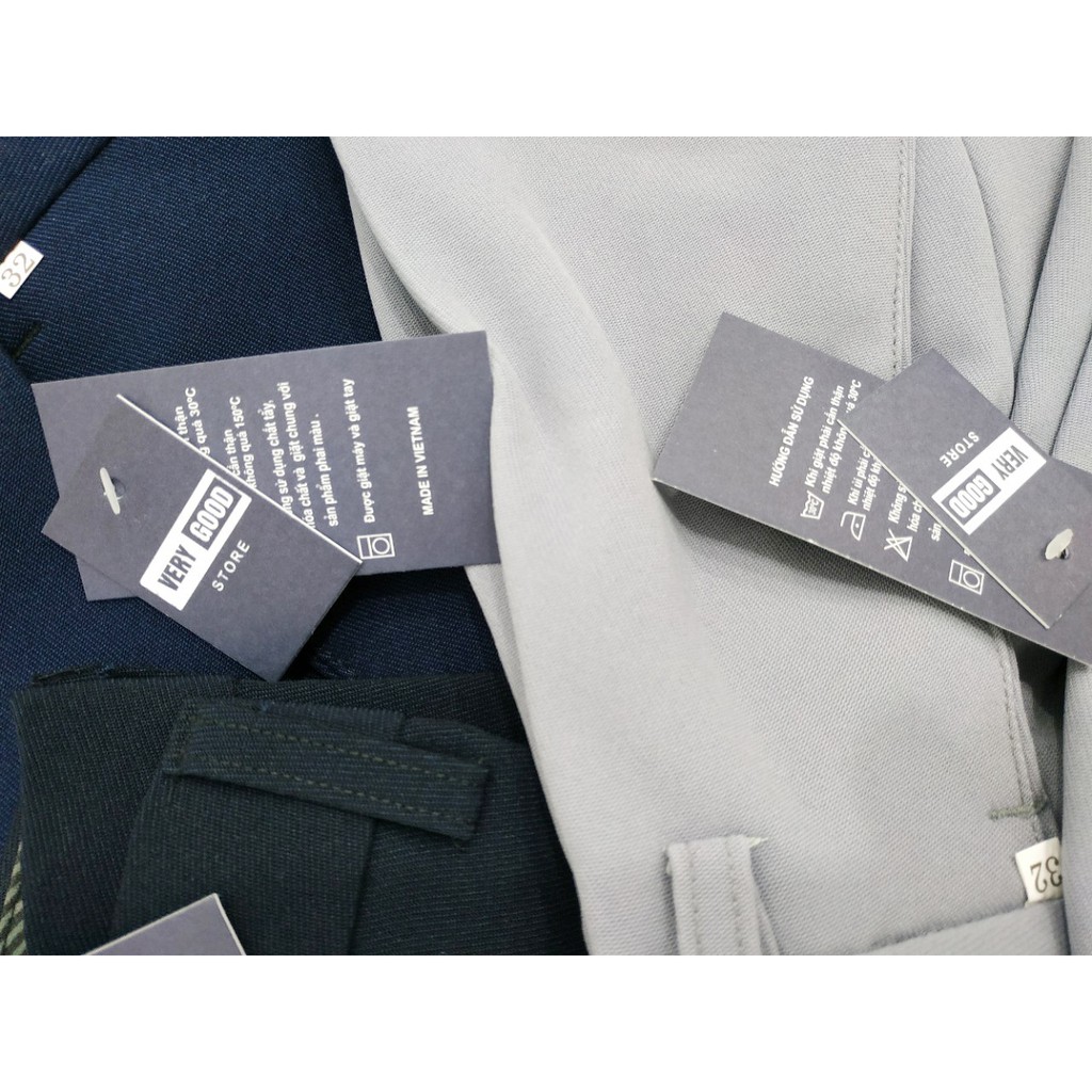 Quần âu nam màu ghi, xanh than và đen dáng ôm body Hàn Quốc | BigBuy360 - bigbuy360.vn