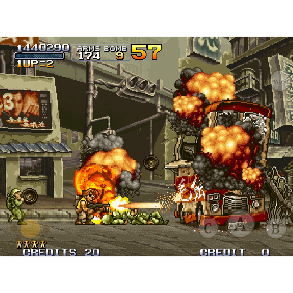 Đĩa trò chơi Metal Slug Rambo Lùn ⚡FREE SHIP⚡SALE GIÁ SỐC⚡ máy PS2 , retro games