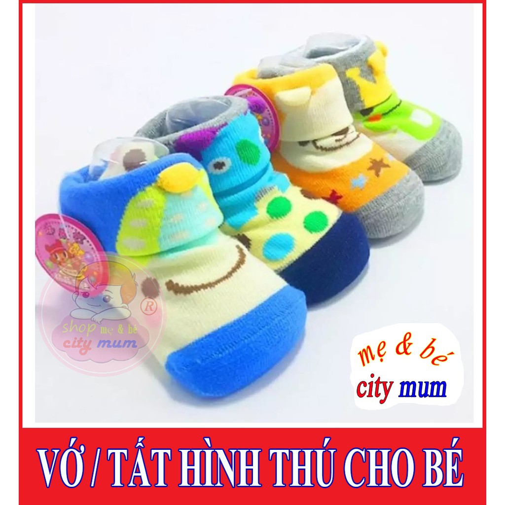 VỚ CHÂN HÌNH THÚ CHO BÉ SƠ SINH