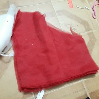 Voan xốp khúc cắt dư