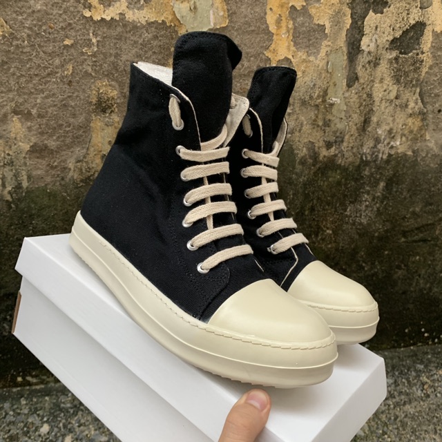 NEW CTY [FreeShip] [Xả Giá Sốc]. | Ảnh Thật | Giày Rick Owens S.F Cao Cổ uy tín P new ༗ hot