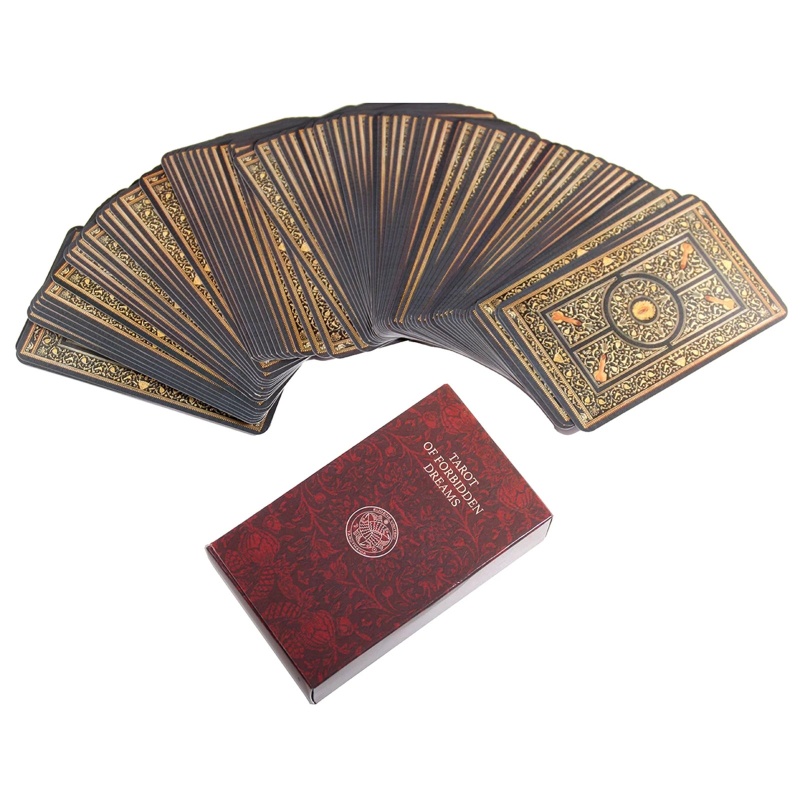 Bộ Bài Tarot In Chữ Tiếng Anh SUN Forbidden Dreams for Oracle