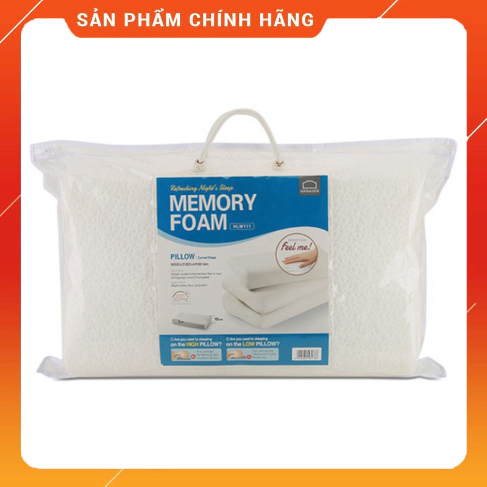 Gối Memory foam 50D Lock&Lock hình cong – HLW111