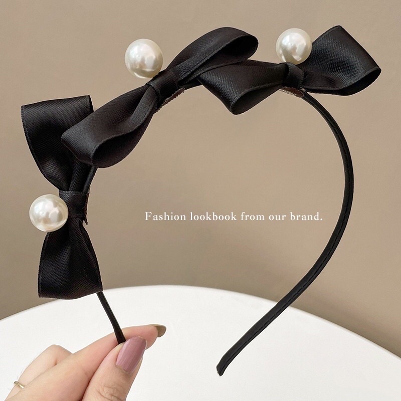 Cài tóc đính nơ phong cách Hàn Quốc cho nữ mã QD 201