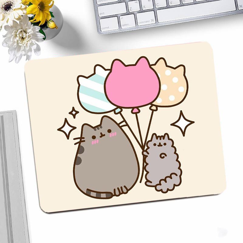 Miếng di chuột in hình MÈO PUSHEEN cute hoạt hình chibi anime miếng kê chuột miếng lót chuột