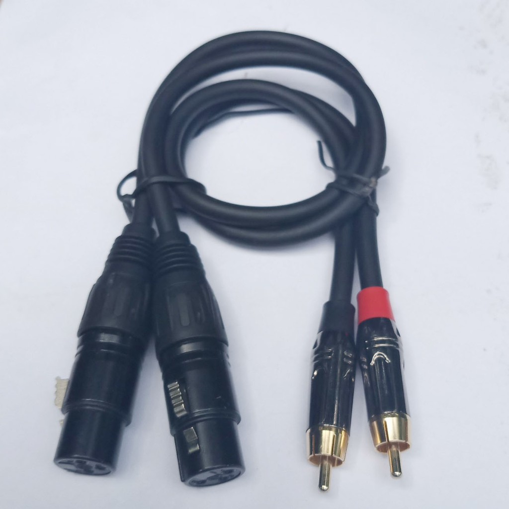 Dây AV kết nối âm thanh 4 dầu đỏ trắng