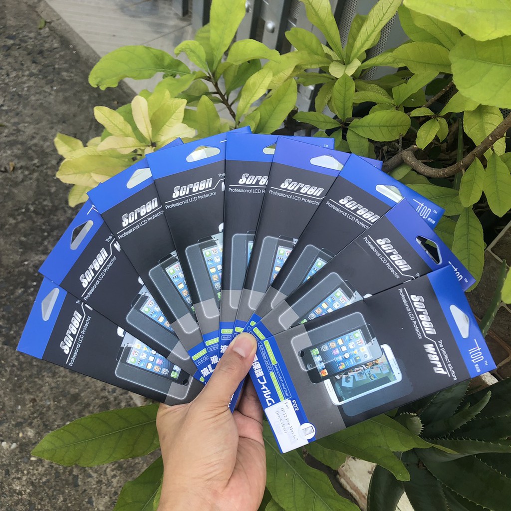 Miếng Dán Mặt Lưng Trong Không Viền Cho iP X -&gt; iP 13Pro Max - Tặng Kèm Bộ Khăn Lau 1-2
