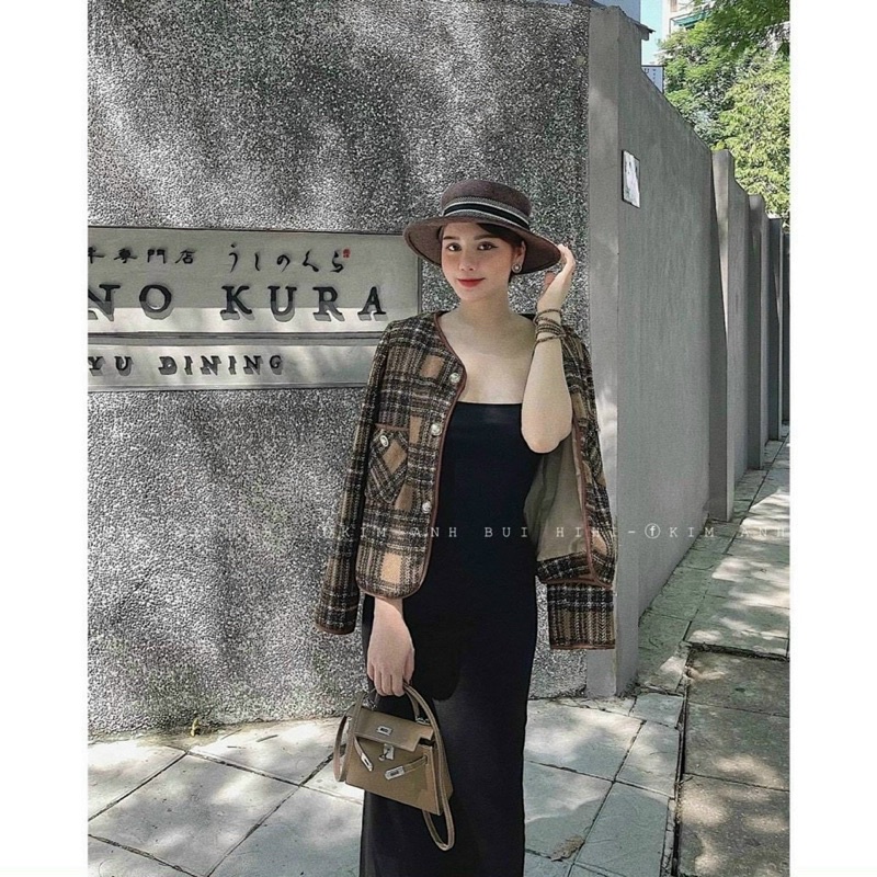 Váy maxi body chất cotton sang chảnh. | BigBuy360 - bigbuy360.vn