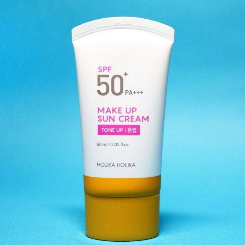 Kem Chống Nắng Trang Điểm Holika Holika Make Up Sun Cream Tone Up SPF50 + PA +++ 60ml | BigBuy360 - bigbuy360.vn