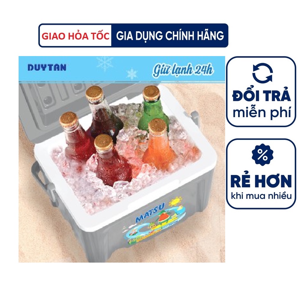 Thùng đá nhựa Duy Tân dung tích 6 lít -8 Lít GIỮ NHIỆT 48H