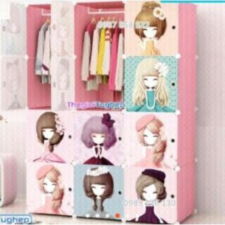 Tủ ghép 12 ô size lớn 47cm