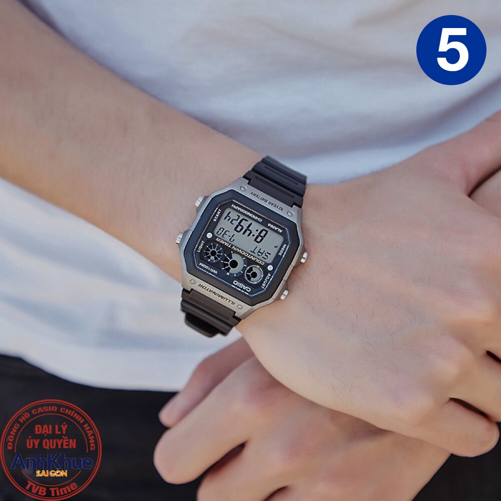 Đồng hồ nam dây nhựa Casio chính hãng Anh Khuê AE-1300 Series (42mm)