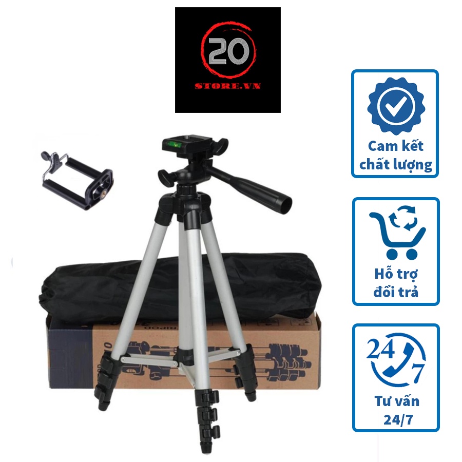 Gậy chụp ảnh Tripod - Chân chụp ảnh tương thích linh hoạt điện thoại, 3 chân 16 khớp - Hợp kim nhôm chắc chắn
