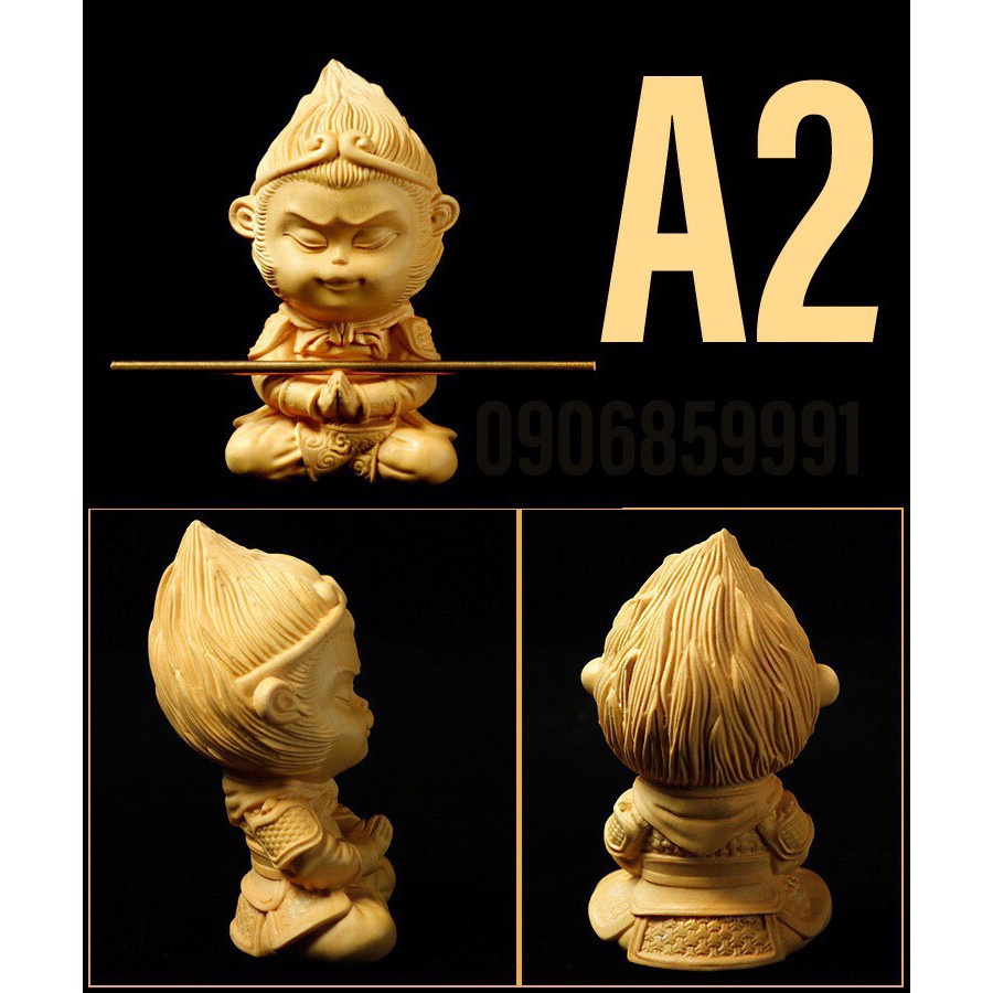 Tượng Tôn Ngộ Không,Tề Thiên Đại Thánh - Gỗ Hoàng Dương