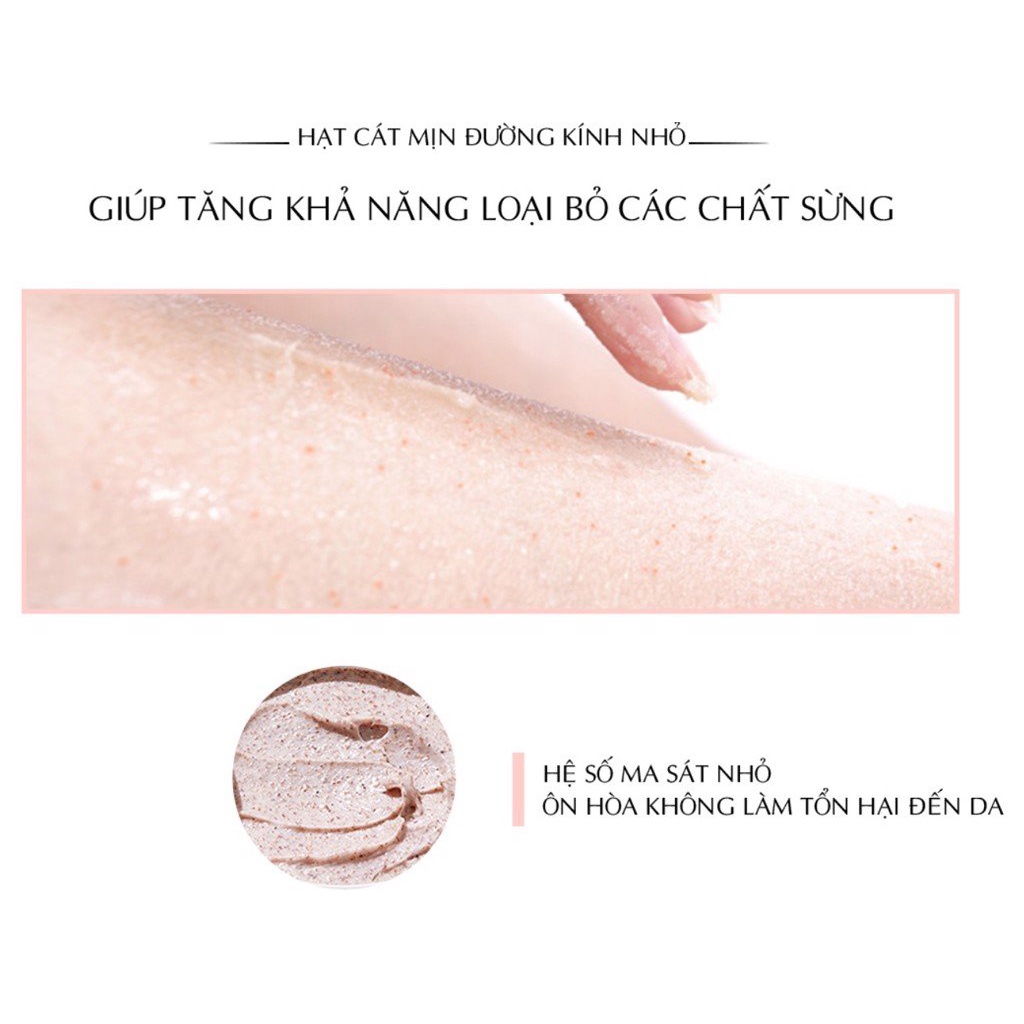 Tẩy Da Chết Toàn Thân Weilaiya Trắng Sáng Toàn Thân 150g - Lunary Beauty