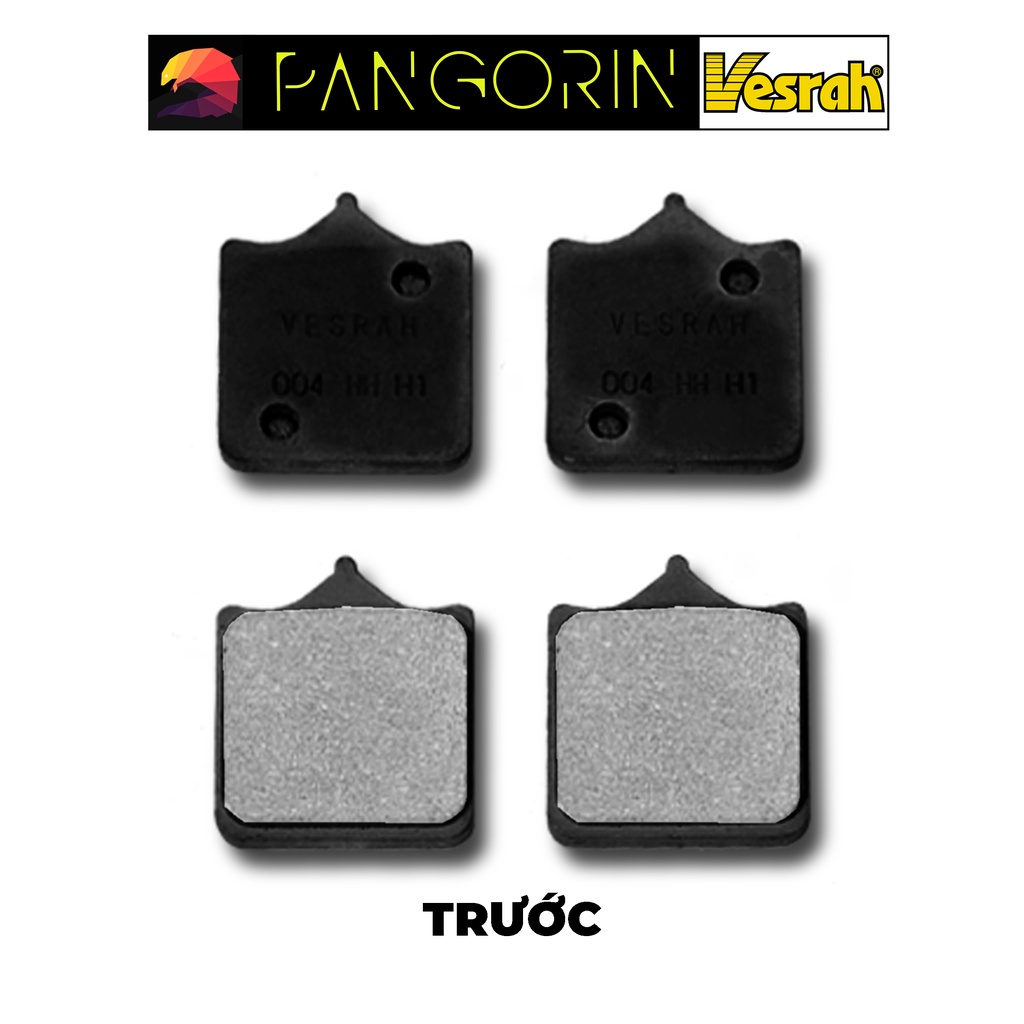 Vesrah - Bố thắng Má Phanh cho xe phân khối lớn mô tô BMW: S1000R bán kim loại Resin