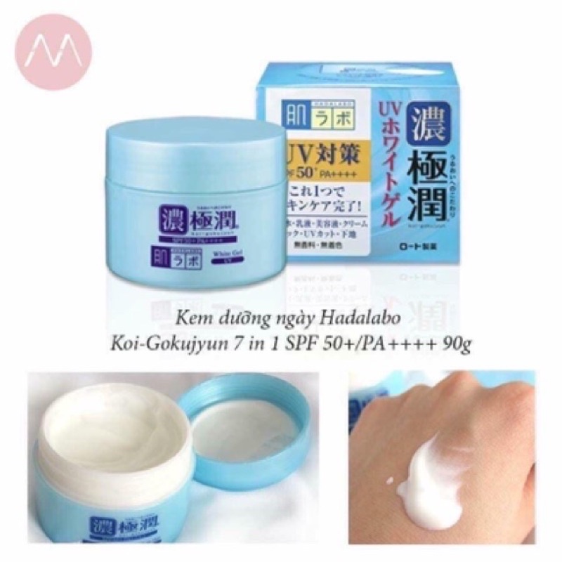 Kem dưỡng trắng HadaLabo SPF 50+(90g)[Hàng Nhật Nội Địa]