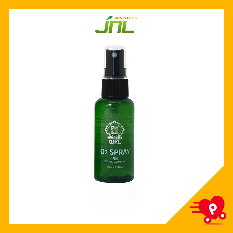 Xịt dưỡng ẩm O.H.L  Herbal O2 Spray 250ml