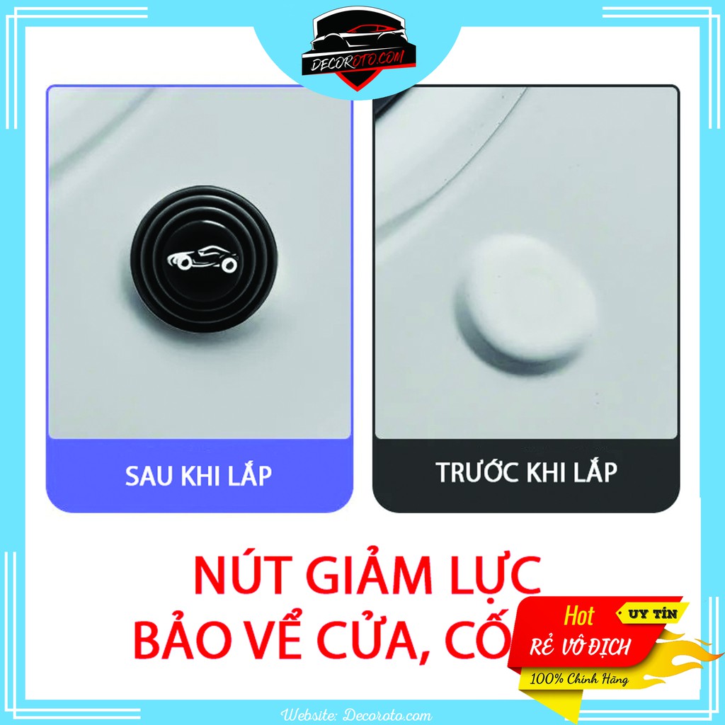Nút dán giảm lực đóng bảo vệ cửa xe ô tô, miếng dán Silicon bảo vệ cửa ô tô