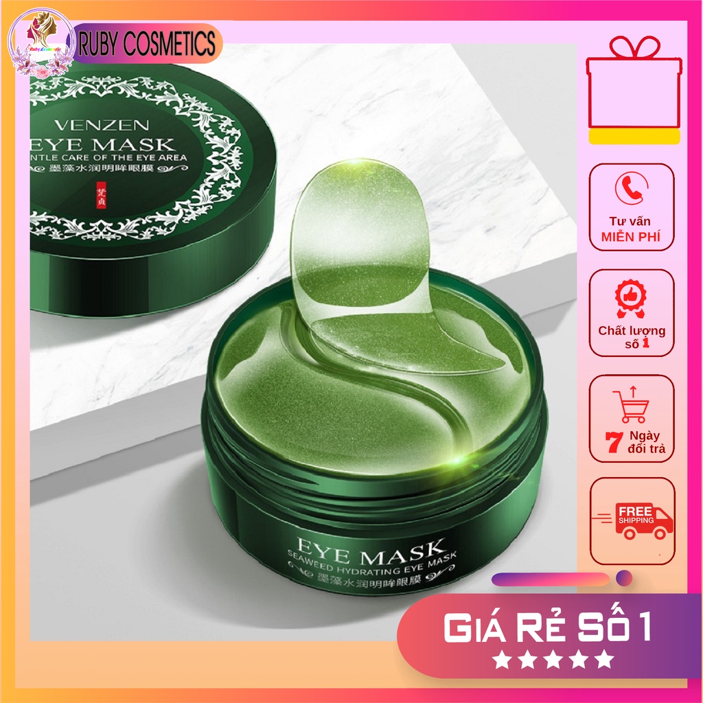 Mặt nạ mắt Bioaqua Eyemask – Giảm nhăn mắt, tiêu bọng mắt, chống thâm quầng mắt (60 miếng)