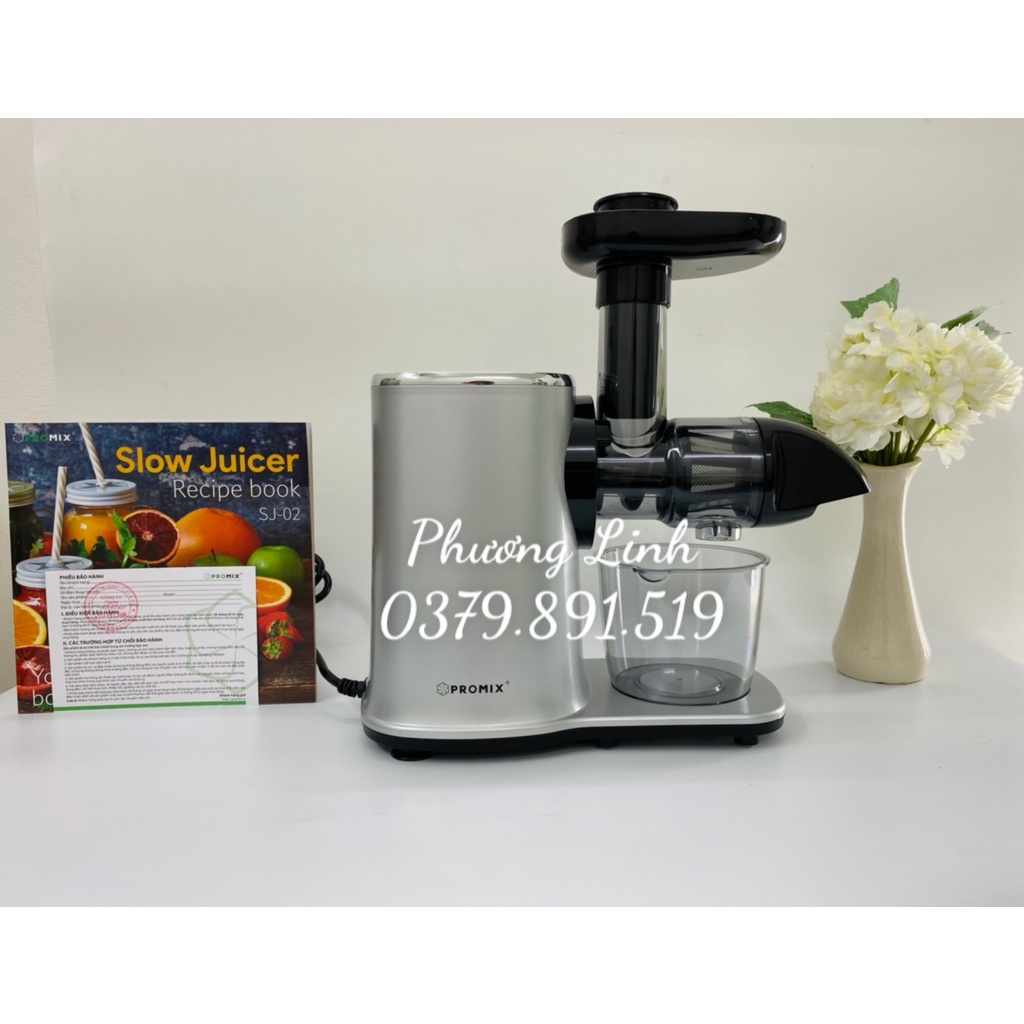 Máy ép chậm Promix SJ02 - Hàng chính hãng - BẢO HÀNH CHÍNH HÃNG 36 THÁNG