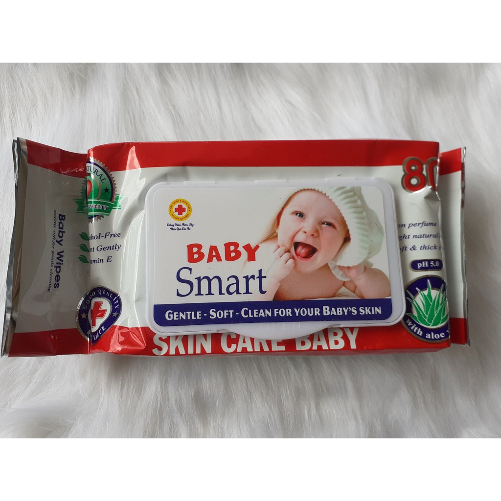 Khăn Ướt Cao Cấp BABY 20 tờ - 80gr - 125 tờ  An Toàn Tiện Lợi Tốt Cho Bé