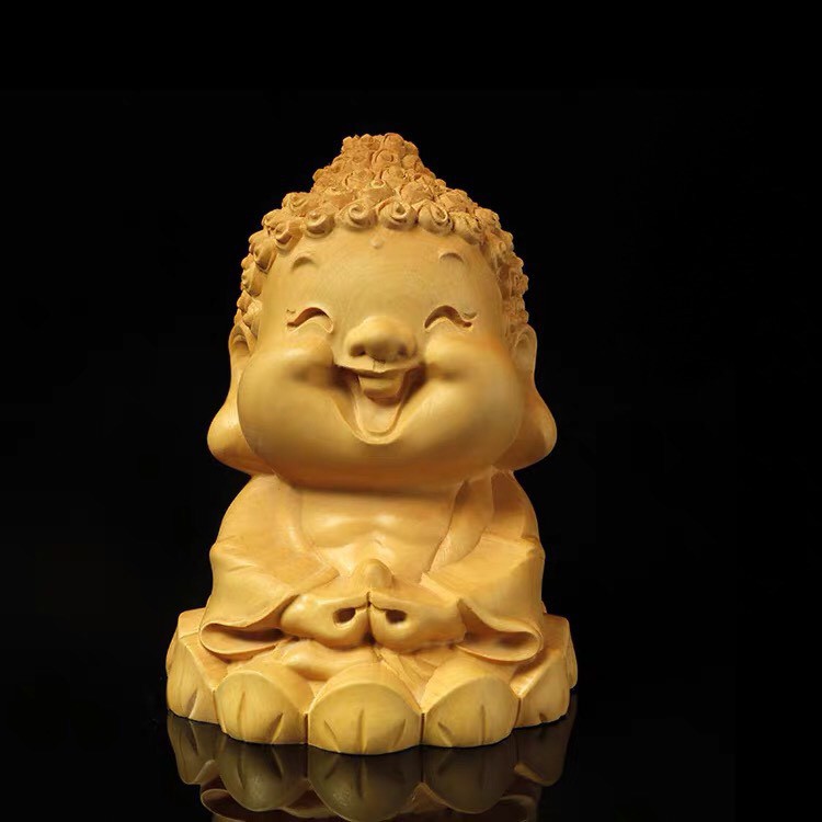 Tượng Phật Di Lặc Ngộ Nghĩnh - Gỗ Hoàng Dương