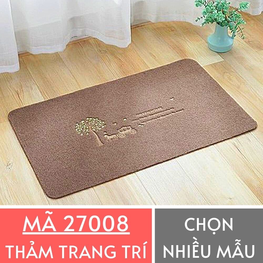 Thảm trải sàn trang trí cửa sổ chụp ảnh mặt Nỉ 60*40c lau chùi chân khô mã 27008