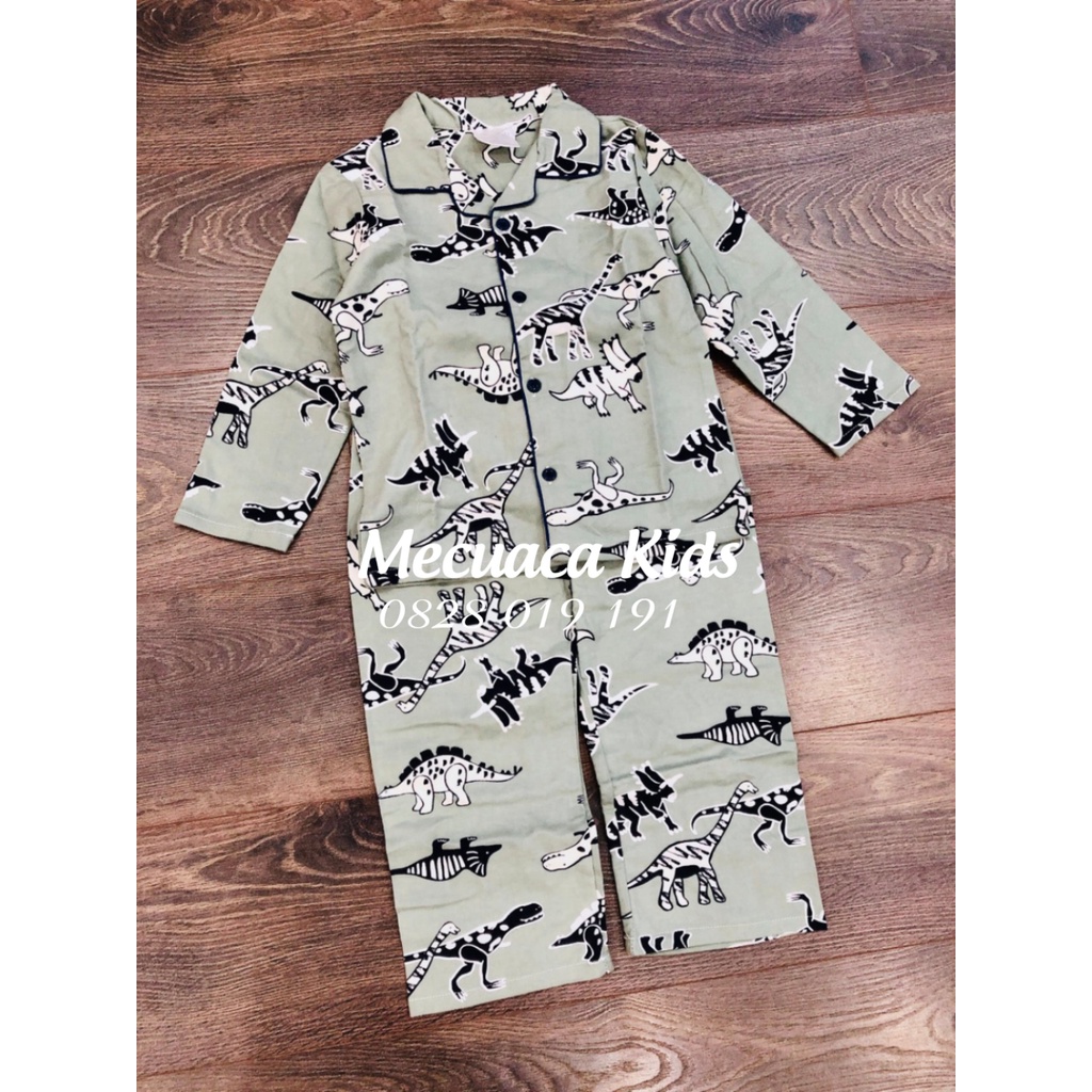 [3-10y][ CHỌN MẪU] Bộ ngủ/pyjama quần áo dài cho bé/bé trai/bé gái xuất dư