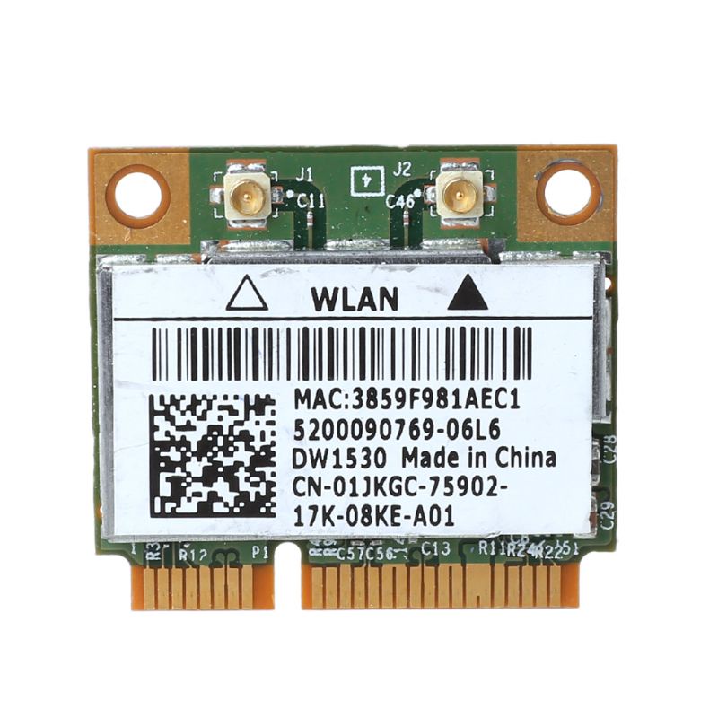 Thẻ WIFI Không Dây Băng Tần Kép DW1530 Cho E6420 E5510 Wlan