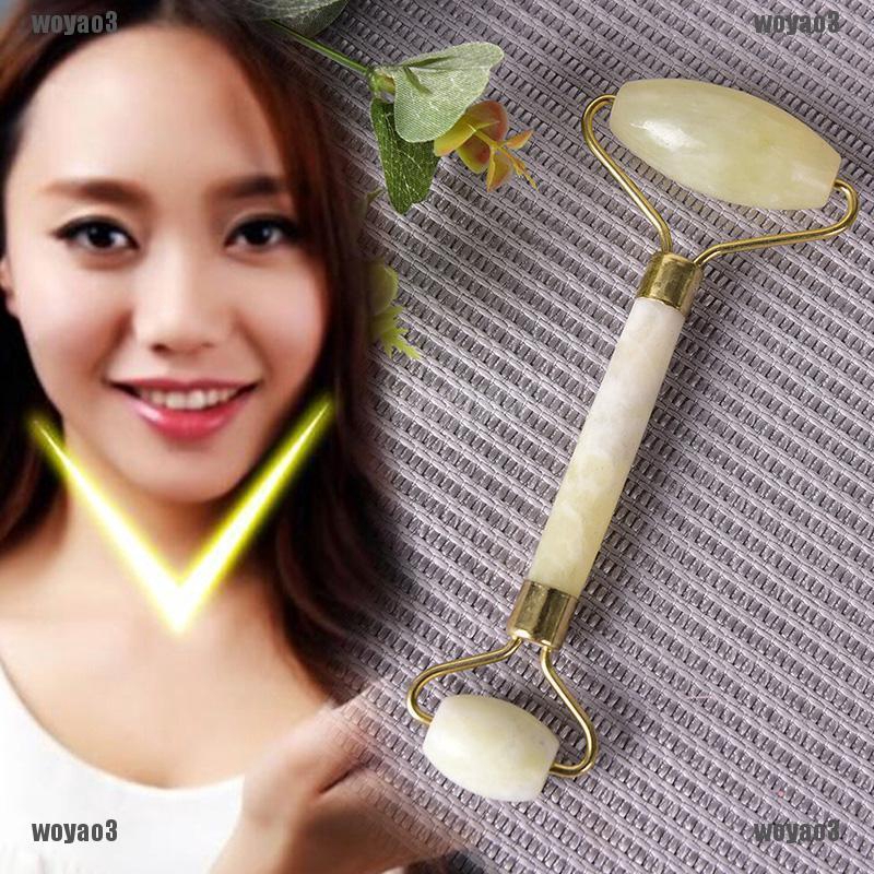 (Hàng Mới Về) Dụng Cụ Mát Xa Mặt / Cổ / Chân Tự Nhiên Màu Trắng