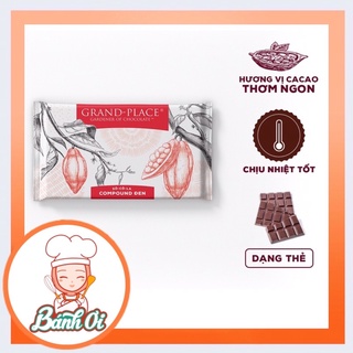 Socola thẻ đen/ socola Compound đen Grand Place - socola thỏi 1kg