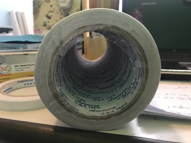 Băng keo giấy 2 mặt khổ 2.4cm dài 20m