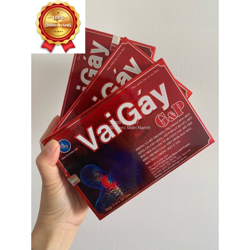 VIÊN UỐNG VAI GÁY GP - CHỢ SỈ DƯỢC MIỀN NAM | BigBuy360 - bigbuy360.vn