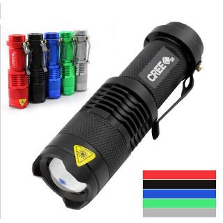 Đèn pin mini siêu sáng chất liệu hợp kim nhôm