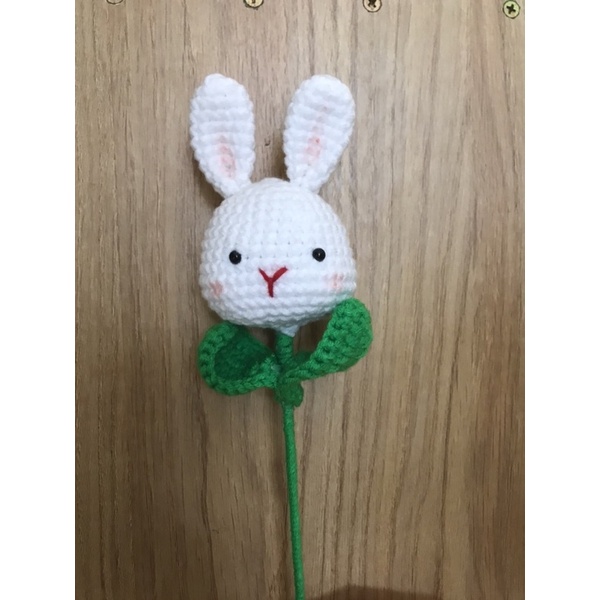 Hoa thú bông bằng len handmade - Ảnh Chụp Thật