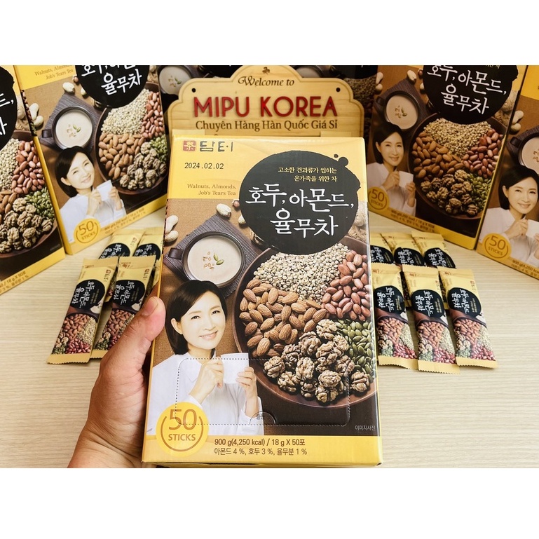 Bột Ngũ Cốc Hàn Quốc DAMTUH hộp 50 gói x 900g