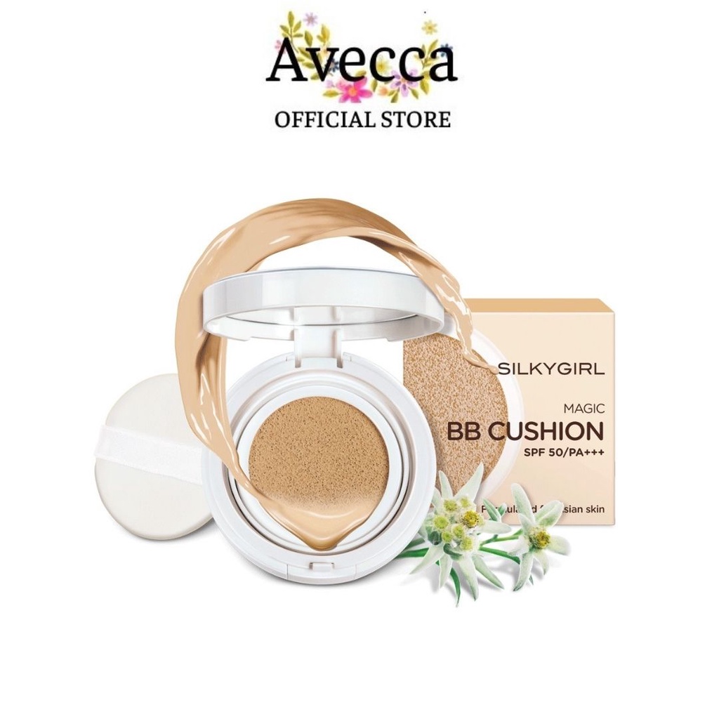 Phấn Nước Silkygirl Magic BB Cushion - 01 Natural Light, 02 Natural Medium 15g