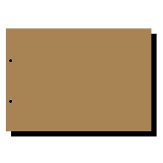 MIX Bộ 5 tờ giấy đen + 5 tờ giấy kraft nâu làm Scrapbook