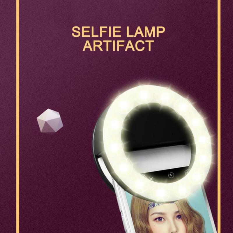 Đèn Led Tròn Kẹp Điện Thoại Hỗ Trợ Chụp Ảnh C0U3