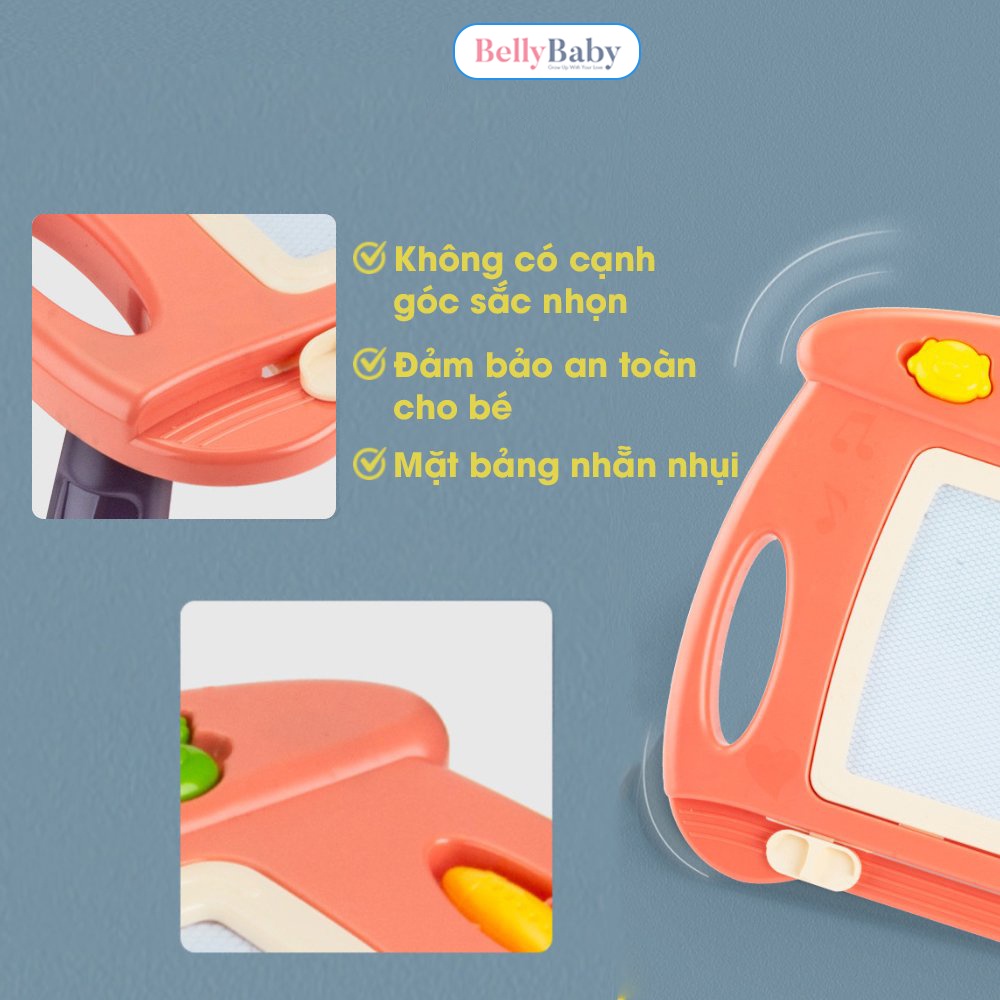 Bảng vẽ từ, bảng vẽ tự xóa thông minh Belly Baby