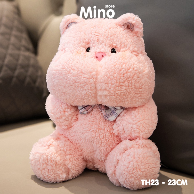 Gấu Bông Cute Giá Rẻ Dễ Thương Má Bự Lông Cừu MINO TH23