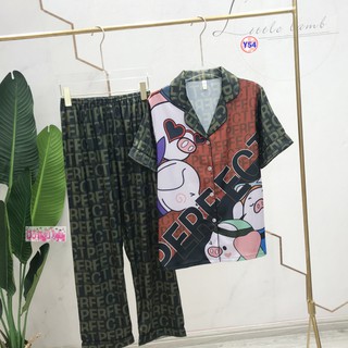 Pijama Lụa Siêu cấp Y54 (vải siêu đẹp)