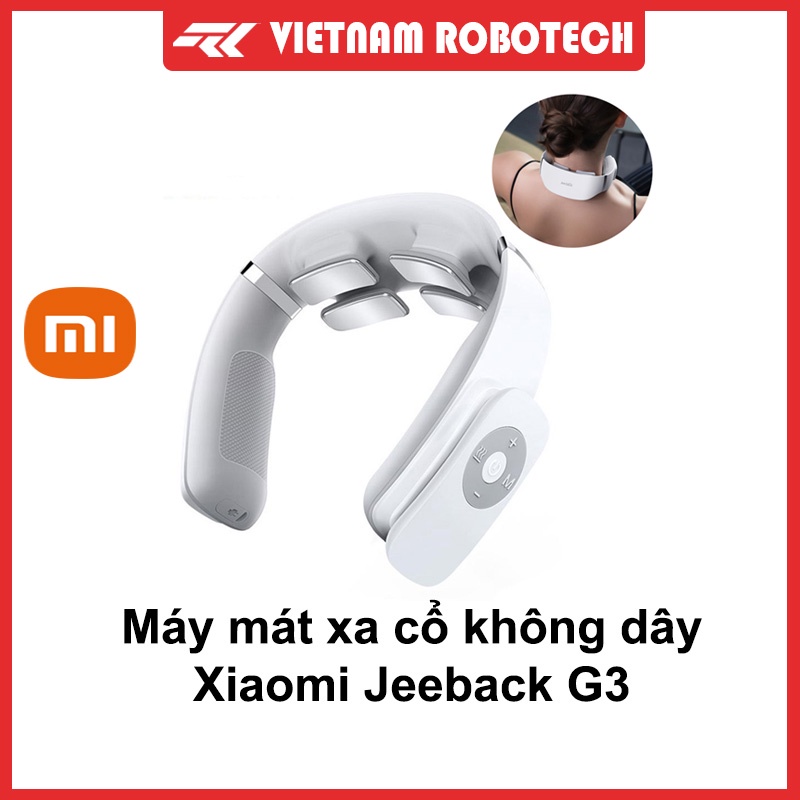 Máy mát xa cổ không dây Xiaomi Jeeback G3 / Jeeback G5 có massage xung điện và nhiệt - VIETNAM ROBOTECH