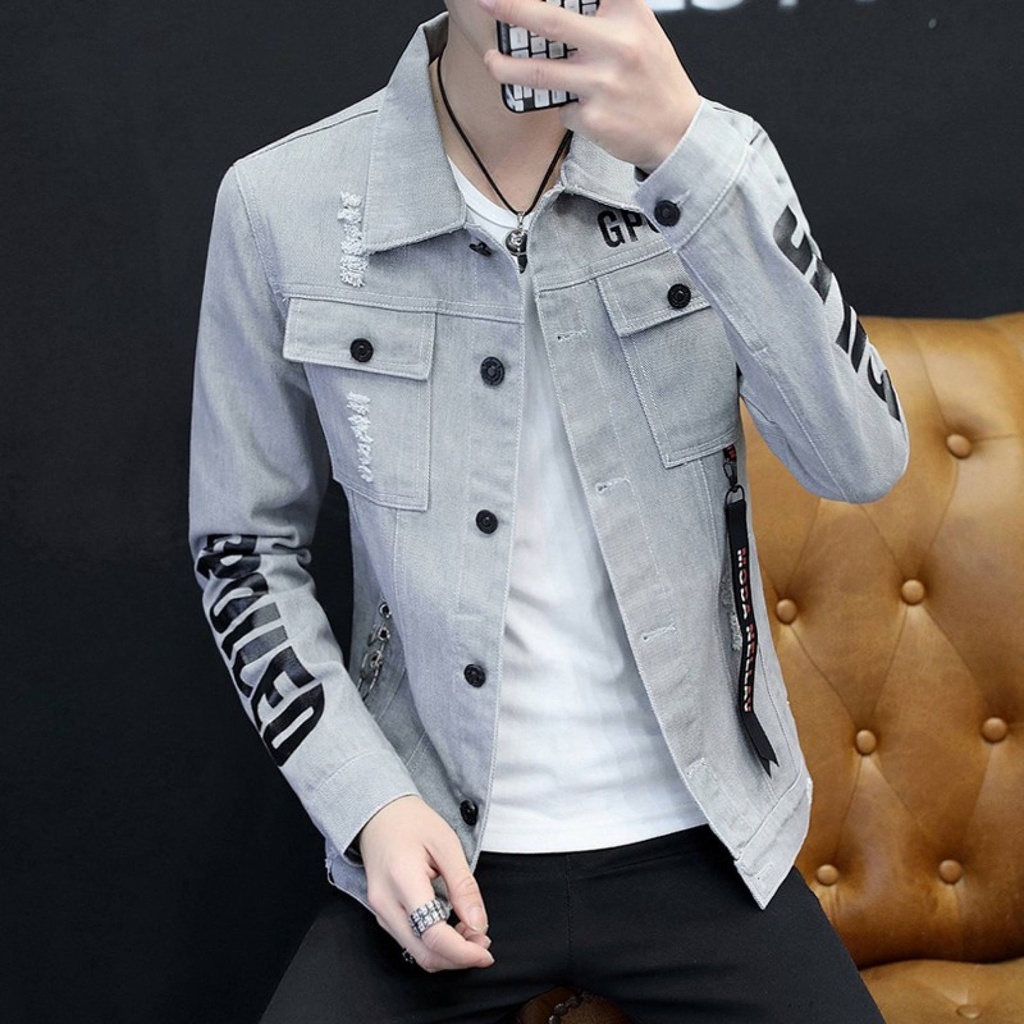 Áo Khoác Kaki Nam GPOILED Có Túi Dây Style Korea, Áo Khoác Nam Chất Kaki Dày Dặn, Không Ra Màu Chất Lượng.