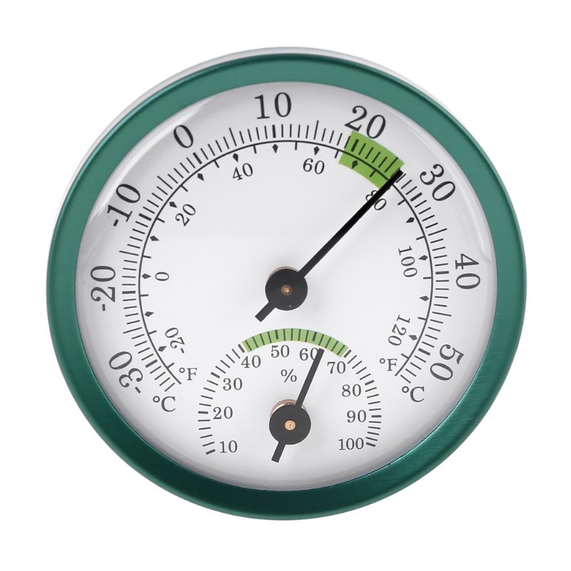 Đồng hồ gắn tường cơ học đo nhiệt độ và độ ẩm tiện dụng và bền