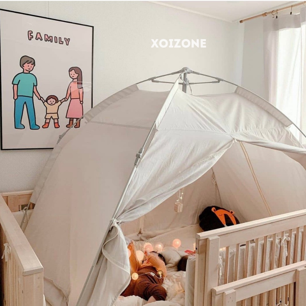 Lều cắm trại tại nhà cho bé và gia đình/ One-touch heating tent for baby &amp; family