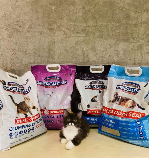 [Mã 159FMCGSALE giảm 8% đơn 500K] Cát vệ sinh cho mèo America Litter 10L