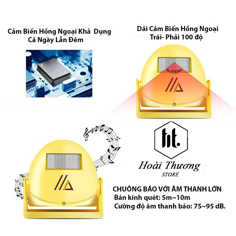 [ HOT ] CHUÔNG CẢM ỨNG BÁO KHÁCH , CHÀO KHÁCH TỰ ĐỘNG NISHU