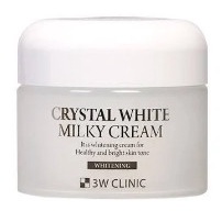 Kem dưỡng trắng da nâng tone 3W Clinic Crystal White Milky Cream Hàn Quốc 50g